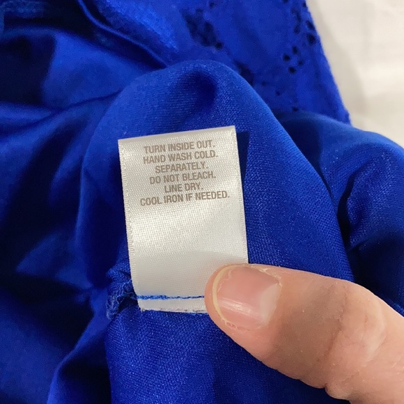 Royal blue knee length dress - Picture 10 of 13